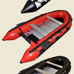 Aluminum Floor Inflatable Fishing Boats Rowing Boat