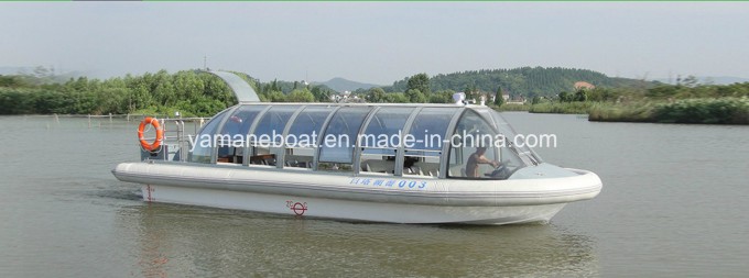 Enclosed Cabin Commercial Inflatable Rib Water Bus Boat Image1