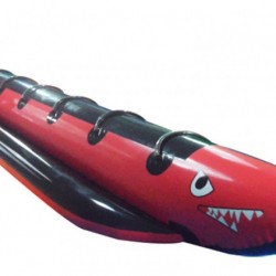 PVC Red Shark Inflatable Water Pedal Boat for Adults (CHW302)
