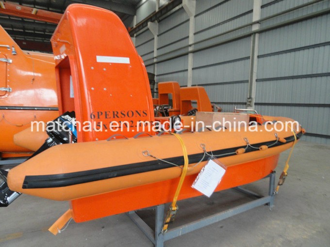 High Speed Rigid Inflatable Rescue Boat with Outboard Engine Image1