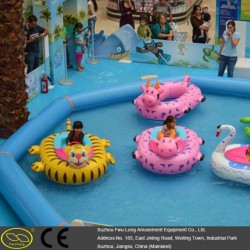 Coin Operated Battery Powered Inflatable Electric Bumper Boat for Kid