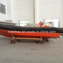 High Speed Inboard Engine Semi Rigid Inflatable Fast Rescue Boat