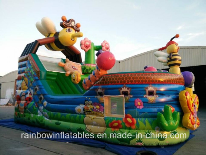 Hot Sale Inflatable Pirate Boat, Bee Jumping Boat, Jumping Bouncer Image1