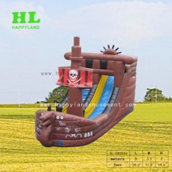 Cute Inflatable Pirate Boat Can Be Customized for Children