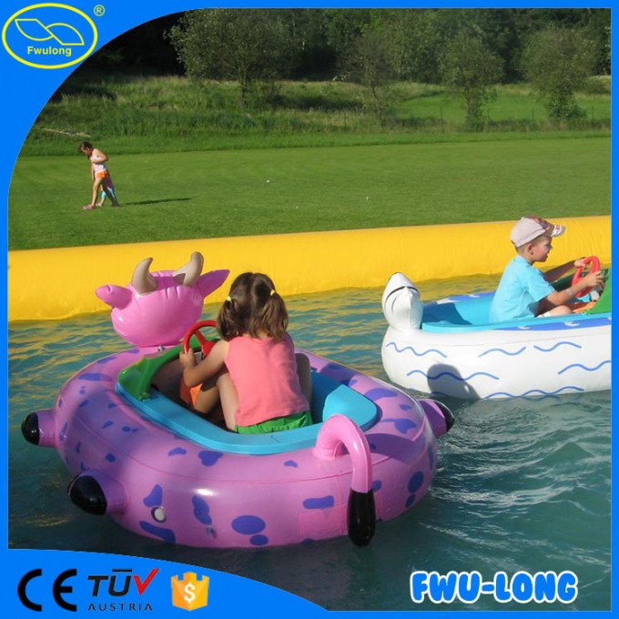 Low Price Coin Operated Inflatable Battery Kids Bumper Boat Image1