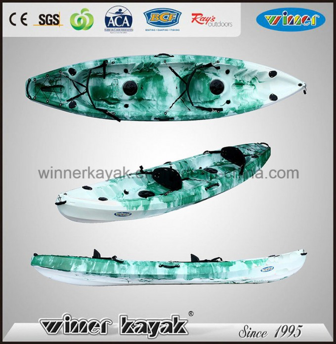 Three Person Sit on Top Not Inflatable Plastic Boat Image1