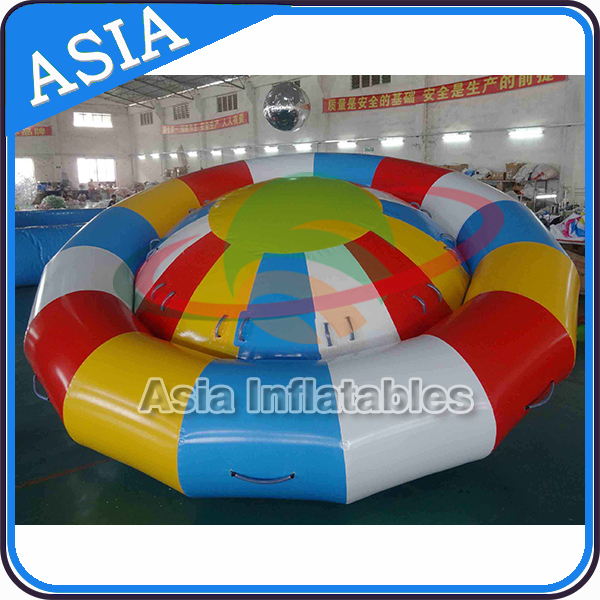 Giant Inflatable Towable Water Sports, Inflatable Disco Boat Water Toy, Crazy UFO, Hurricane Boat Image1