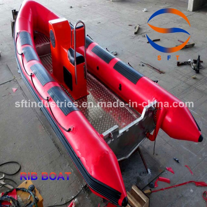 PVC/Hypalon/FRP Rib Inflatable Boats Made in China Image1
