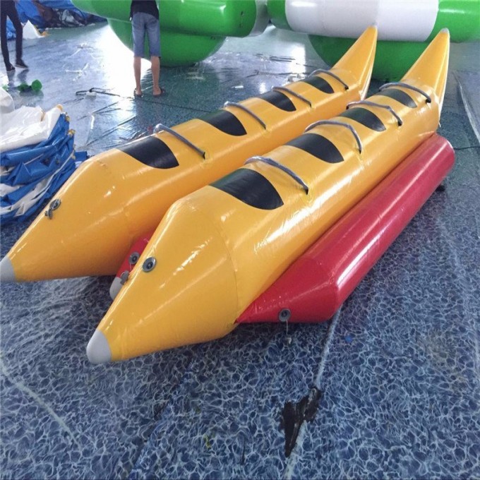 Double Rows Inflatable Banana Boat for Sale Image1
