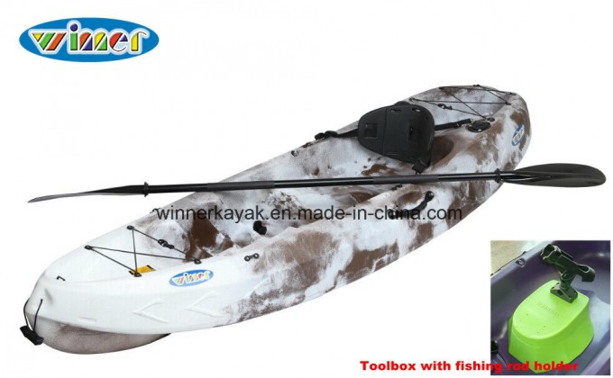 Not Inflatable Single Plastic Paddle Boat Image1