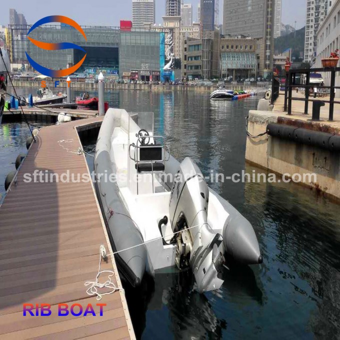Hypalon/FRP/PVC Rib Inflatable China Speed Fishing Patrol Boats Image1