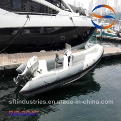 6.4m Hypalon PVC Rubber Rib Inflatable Boats Made in China