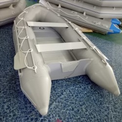 Wholesale Cheap Grey White 10FT Inflatable Boat with Aluminum Floor