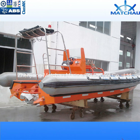 Inboard Engine Inflatable Fender Rigid Fast Rescue Boat Image1