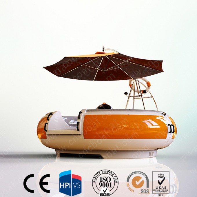 Electric Pedal BBQ Boat Image1