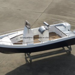China Aqualand 18feet 5.5m Fiberglass Motor Boat/Sports Fishing Boat/Panga Boat (180)