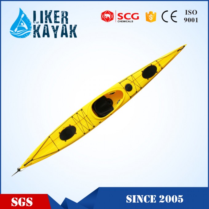 Professional Plastic Sea Kayak No Inflatable Racing Boats Image1