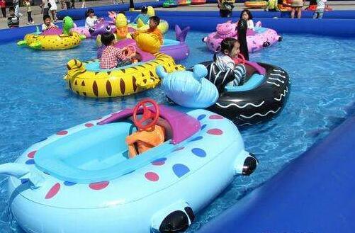 Kids Inflatable Electric Bumper Boats for Swimming Pool Image1