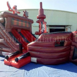 Amusement Park Playground Pirate Ship Inflatable Pirate Boat