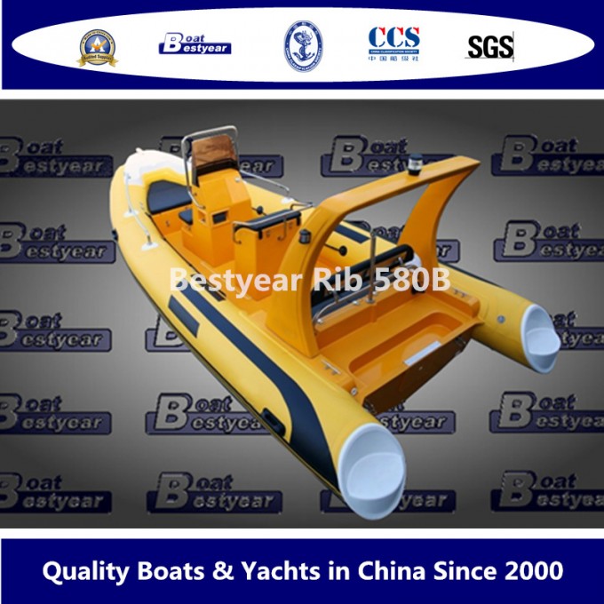 Bestyear Rigid Inflatable Boat of Rib580b Image1