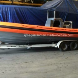 Aqualand 30feet 9m Military Rigid Inflatable Boat/Rib Patrol Boat (RIB900)