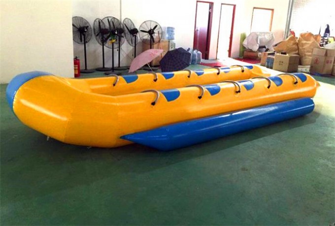 New 6/8/10/12 Persons Double Rows Inflatable Banana Boat for Sale Image1