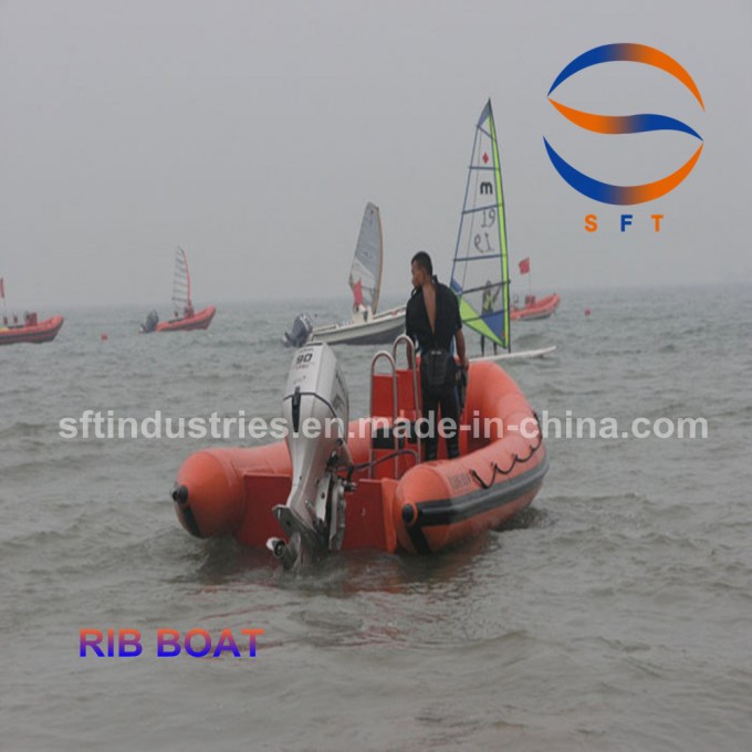 China High Quality FRP Inflatable Rescue Speed Fishing Rib Boats Image1