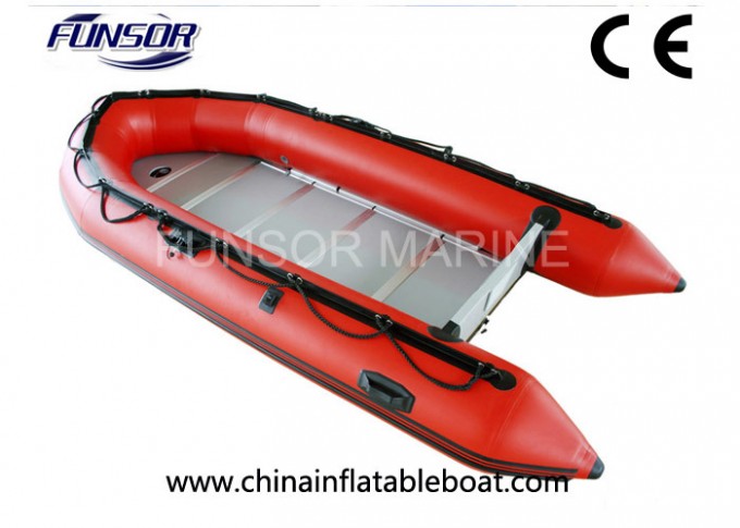 Plywood Floor Inflatable Boat for Fishing (FWS-A380) Image1