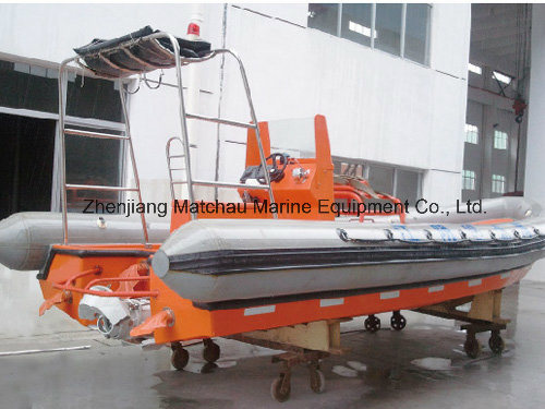 6 Person 5.20m Rigid Inflatable Rubber Rescue Boat Image1