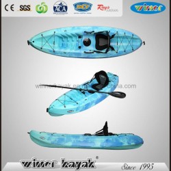 Recreational One Person Sit on Top Plastic PE Boat