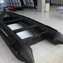 Olive Green Inflatable Boat for Fishing