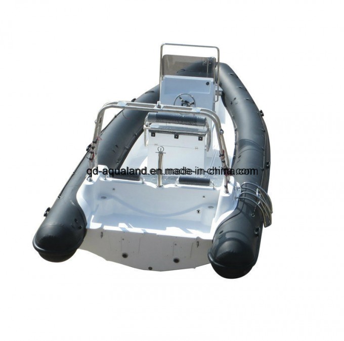 Aqualand 25feet Rigid Inflatable Fishing Diving/Rib Motor Boat (RIB750B) Image1