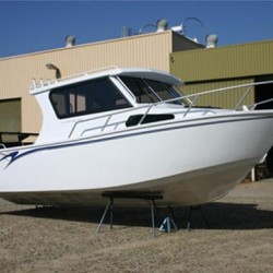 7.5m Aluminum Fishing Offshore Boat with Double Motor