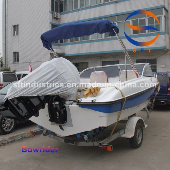 5.38m Fiberglass Reinforced Plastic Bowrider Fishing Speed Motor Boat Image1