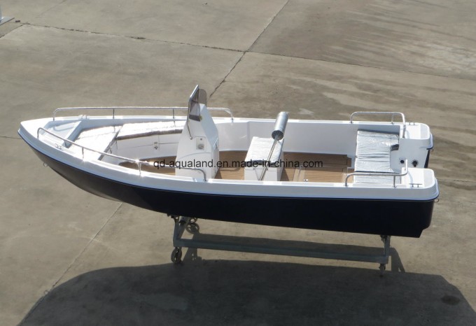 Aqualand 18feet 5.5m Fiberglass Fishing Boat/Rib Boat/Panga Motor Boat (180) Image1