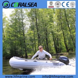 Inflatable Pontoon Boat Fishing Boat Hsd460
