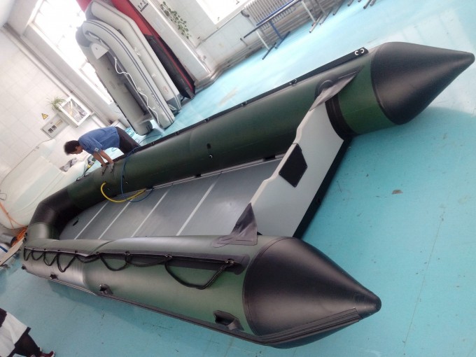 Army Green Fishing Boat Image1