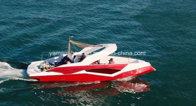 Fiberglass Parasailing Boat with Diesel Inboard Engine Image1
