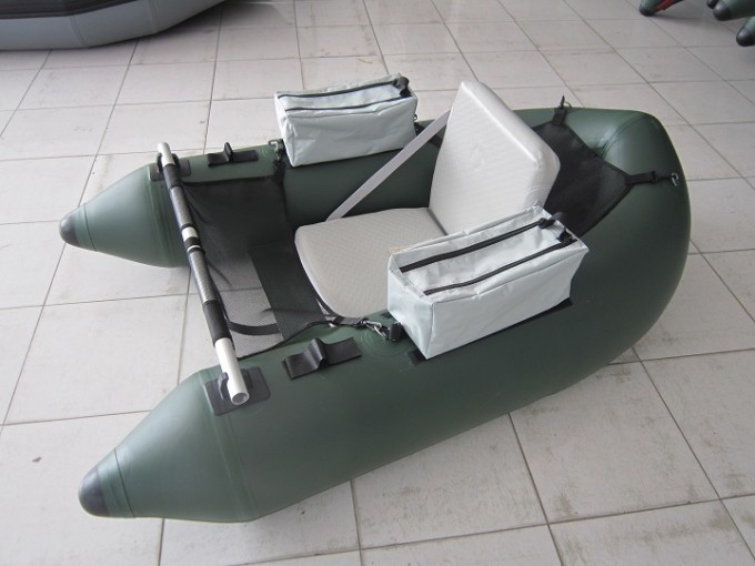 170cm Inflatable Belly Boat for One Person Fishing Image1