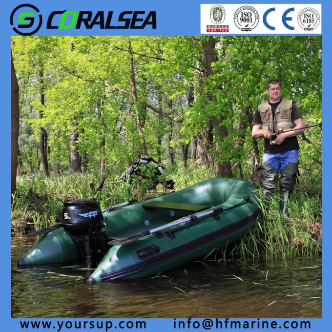 Inflatable Sports Motor PVC Fishing Boat Image1