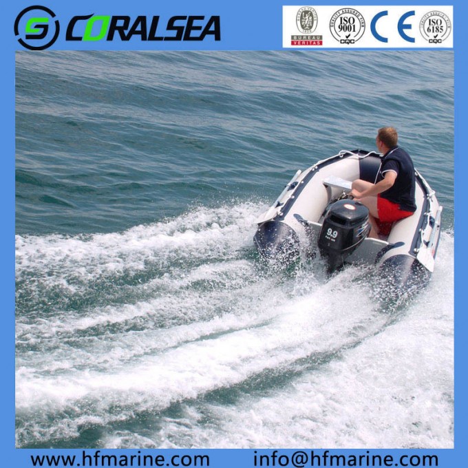 New Design Inflatable Fishing Boat Hsd380 Image1