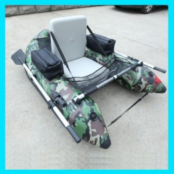 Inflatable Army Camouflage Small Fishing Boat for 1 Person