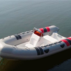 Rib 420 Most Popular Inflatable White Boat with CE