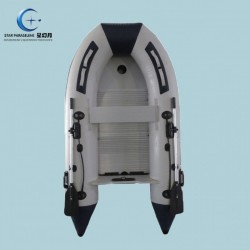 Durable PVC Commercial Inflatable Rib Boat with Outboard Motor