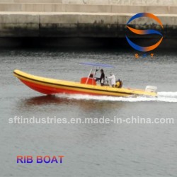 7.5m Inflatable Air Bag PVC Rubber Hypalon FRP Rib Boat
