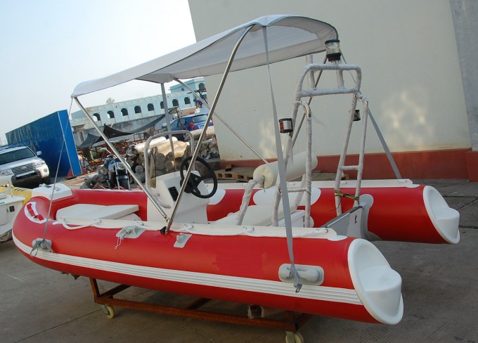 3.9m Inflatable Rib Boat with Fiberglass Hull Image1