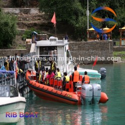 China High Quality 11m FRP Fishing Inflatable Rib Boats