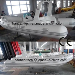 CE Fiberglass Hull Inflatable Rescue Boat for 6p (RIB360)