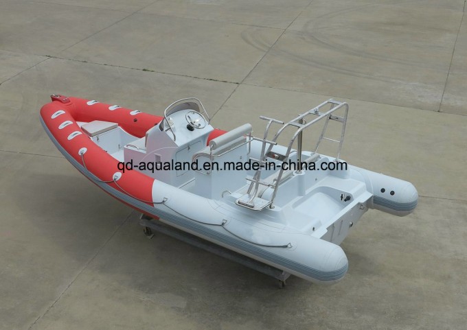 Aqualand 21.5FT 6.5m Rigid Inflatable Sports Boat/Rescue Boat/Fishing Boat (RIB650B) Image1