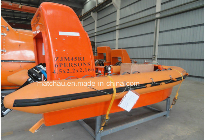 Solas Approval Rigid Inflatable Fender Rescue Boat Image1